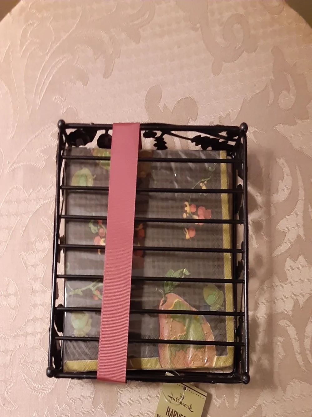 Hallmark Metal Harvest Napkin Basket
